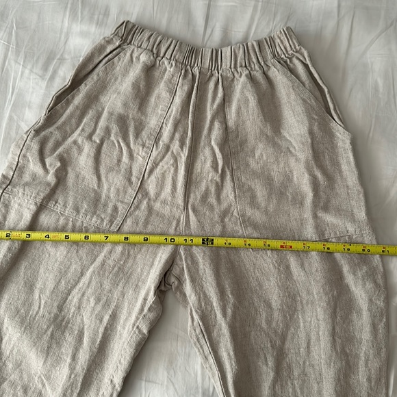 Hackwith design house pants casual size XS linen - Picture 2 of 5